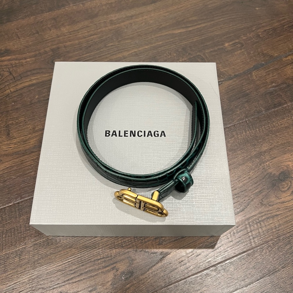 COPY - Balenciaga BB Croco belt - Picture 5 of 5